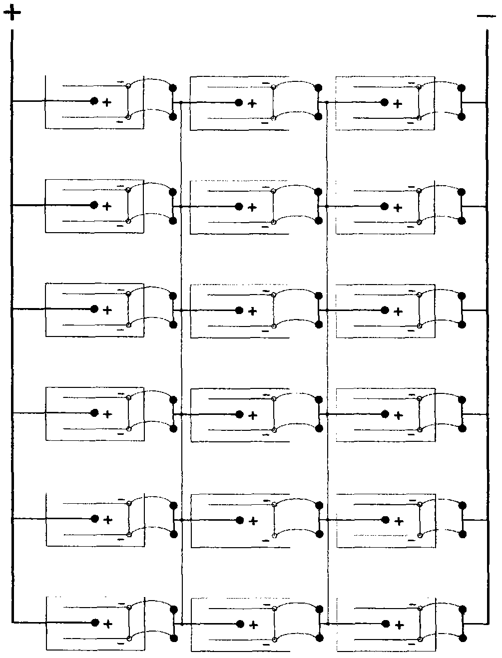 Multiple-chip array type chip-on-board (COB) inversely-installed eutectic packaging structure and method