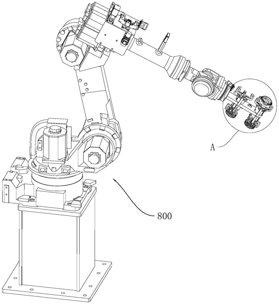 Automatic stator plastic packaging system