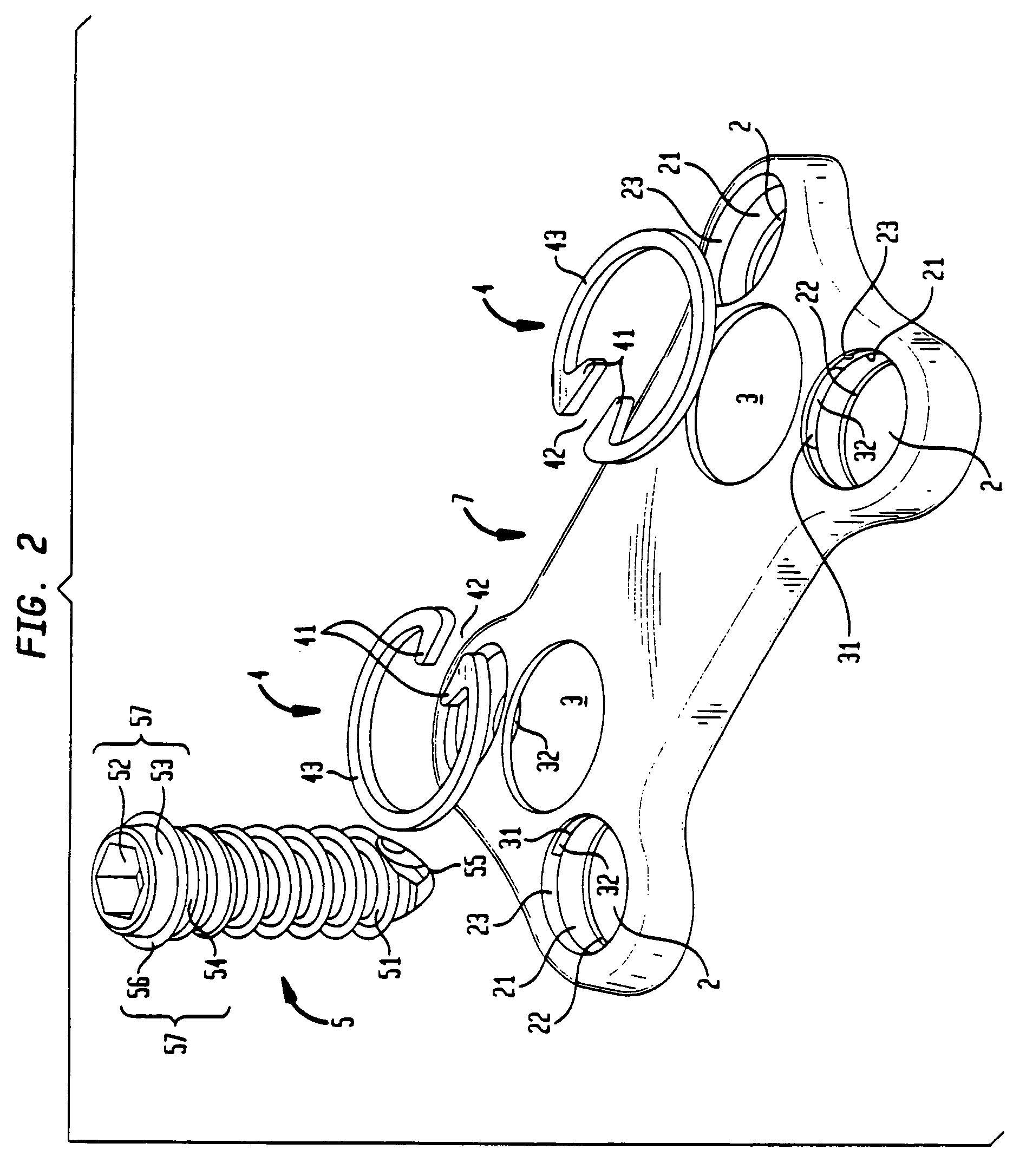 Bone screw retaining system