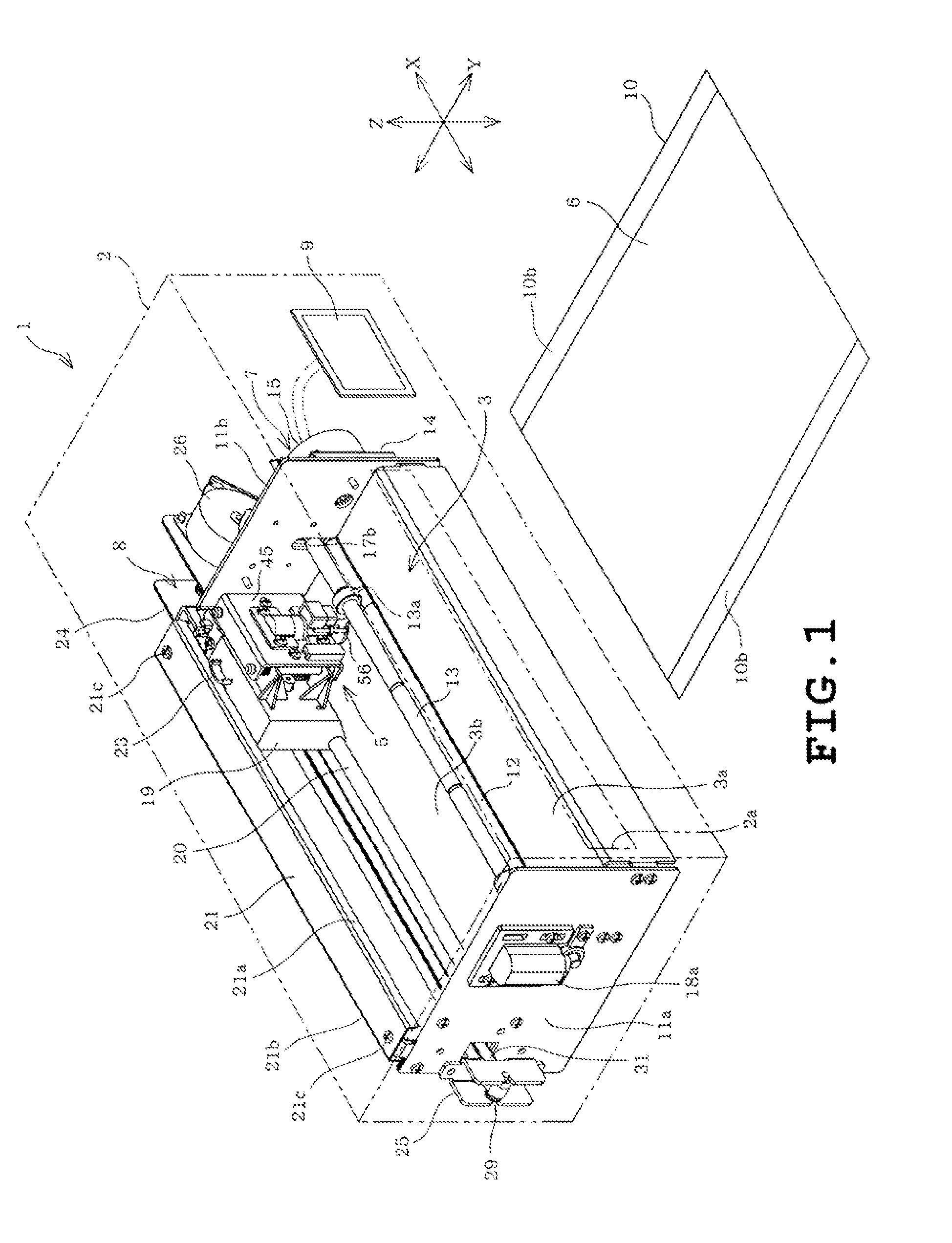 Cutting apparatus and cutting control program therefor