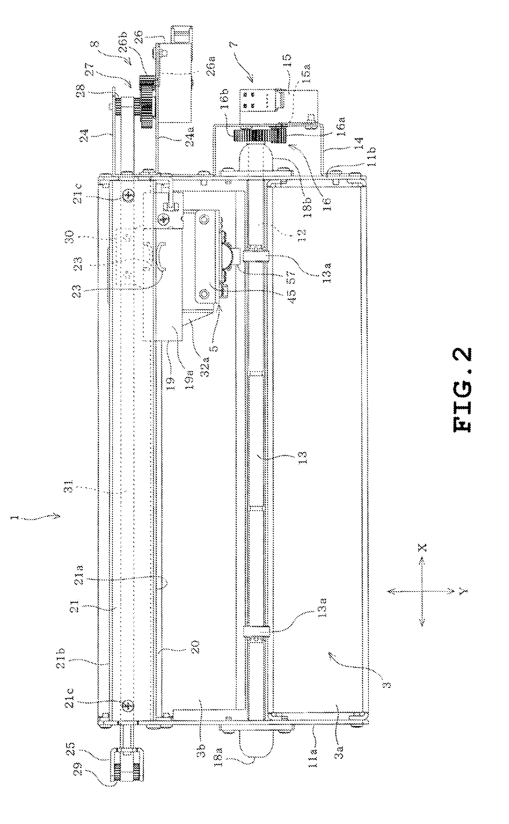 Cutting apparatus and cutting control program therefor