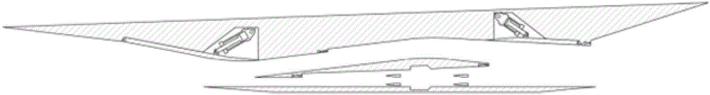 Double-channel variable geometry rocket base combined cycle engine