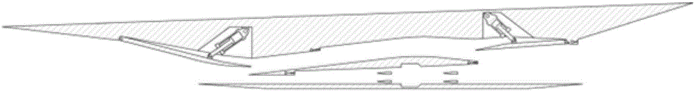 Double-channel variable geometry rocket base combined cycle engine