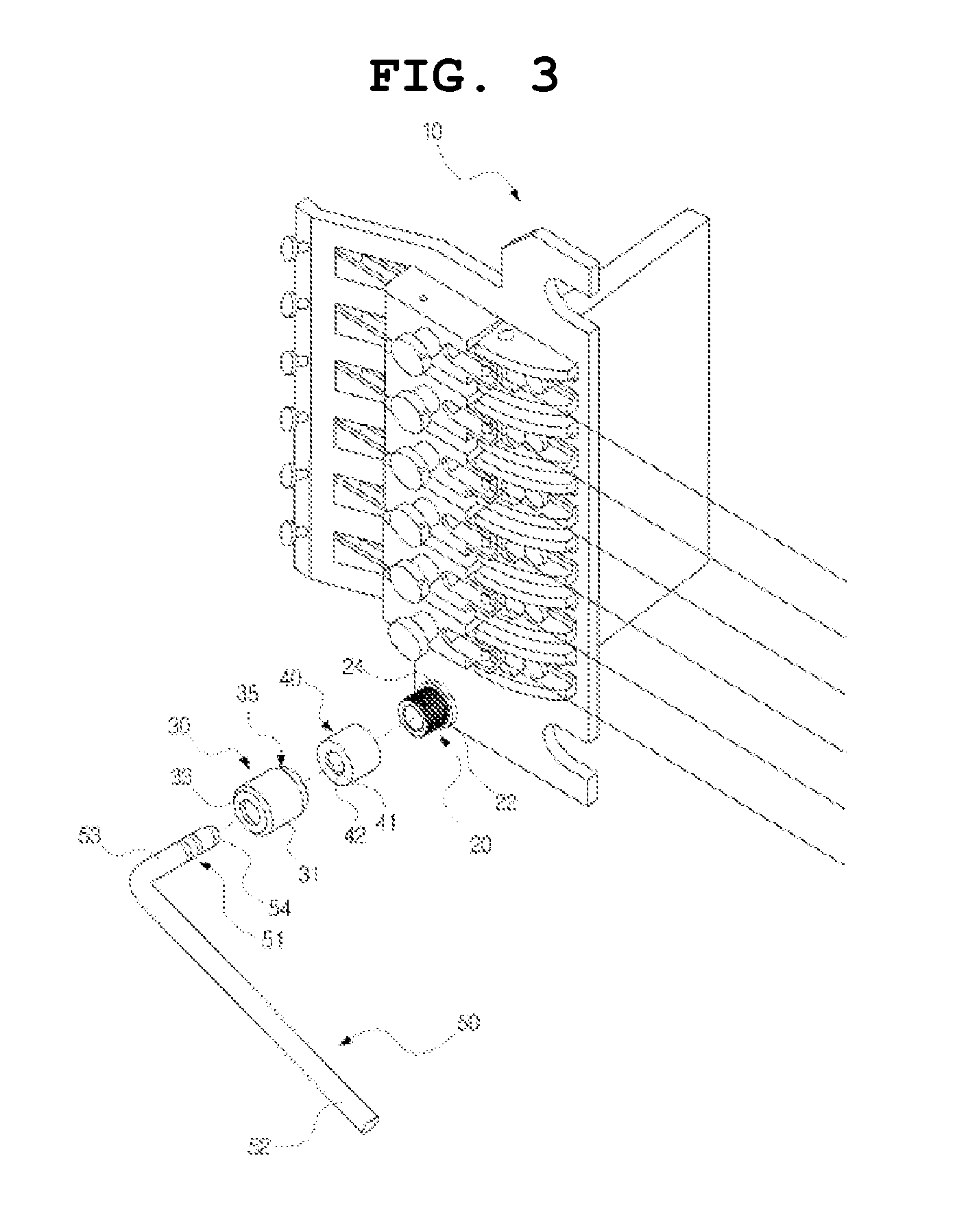 Tremolo arm coupling structure for tremolo bridge