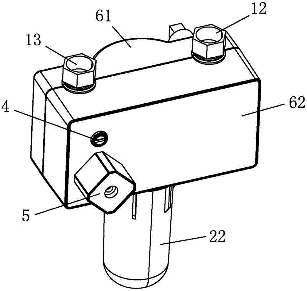 Liquid valve of all-in-one electric water heater