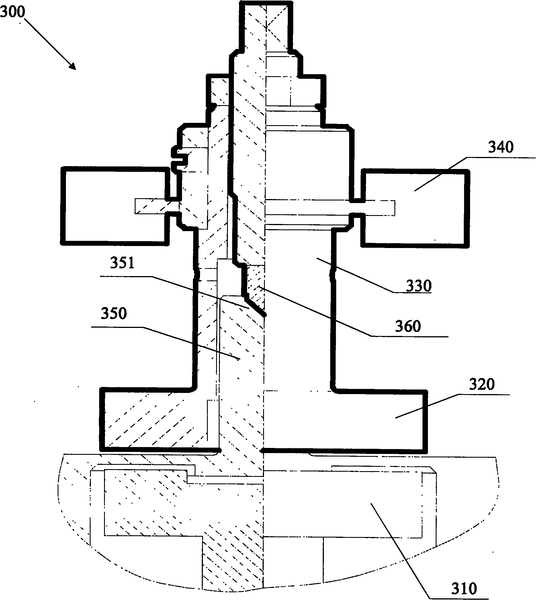 Magnetic stirring bioreactor and magnetic stirring system