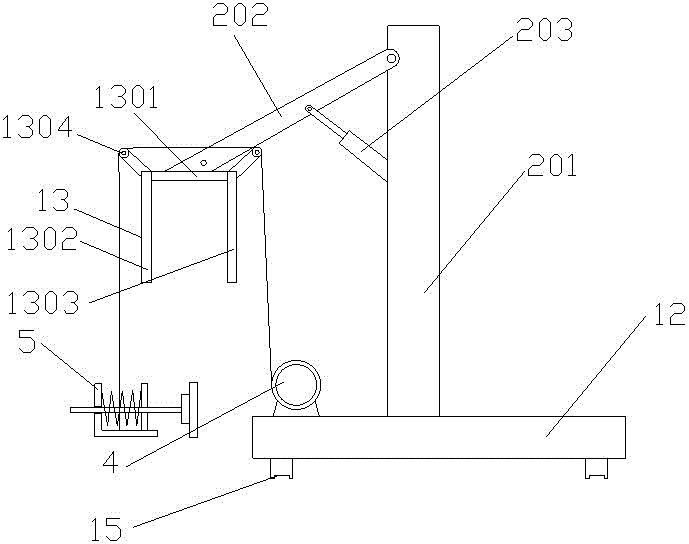 Automatically-controlled building surface cleaning device and working method thereof