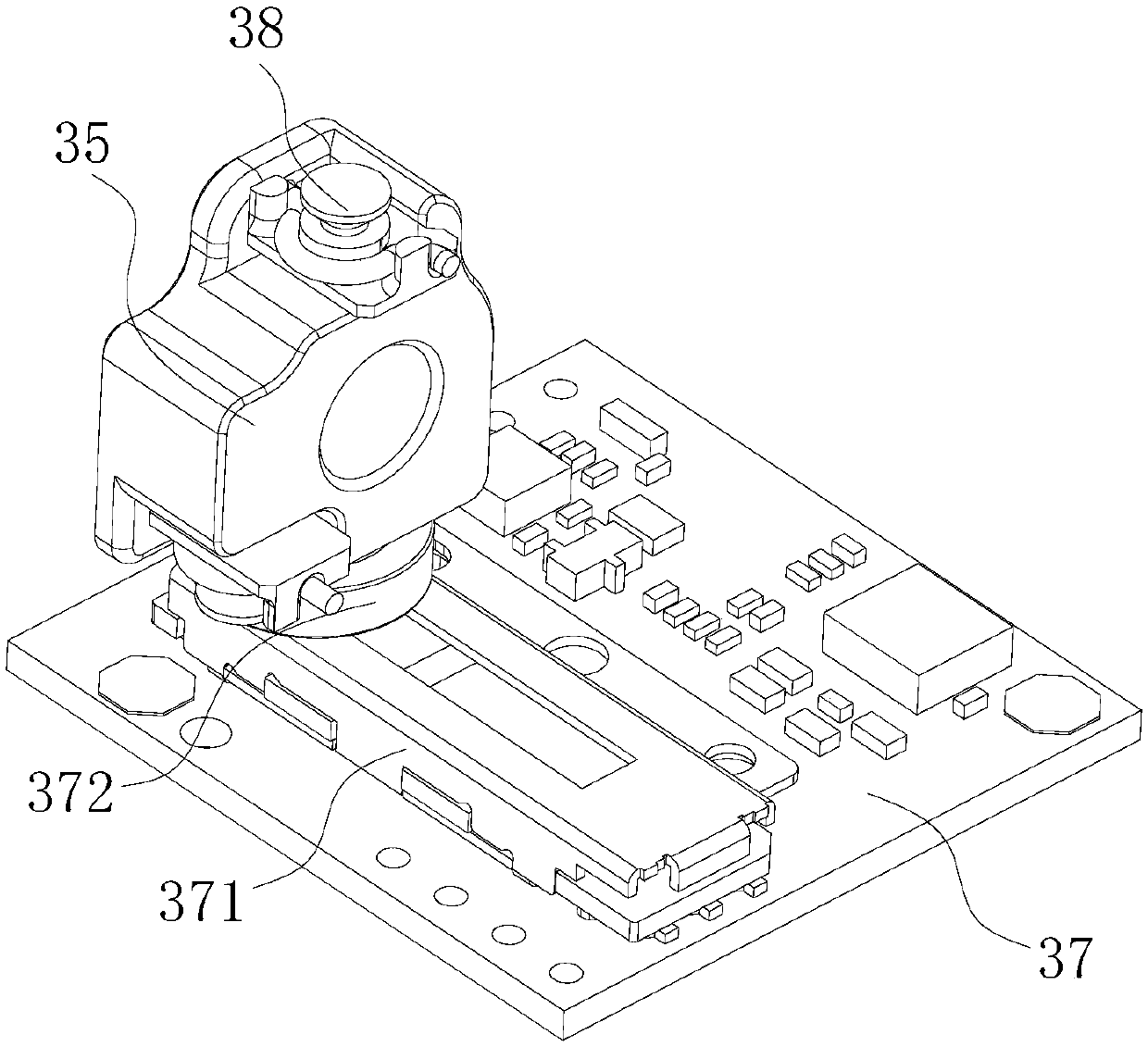 Finger steering engine and robot hand