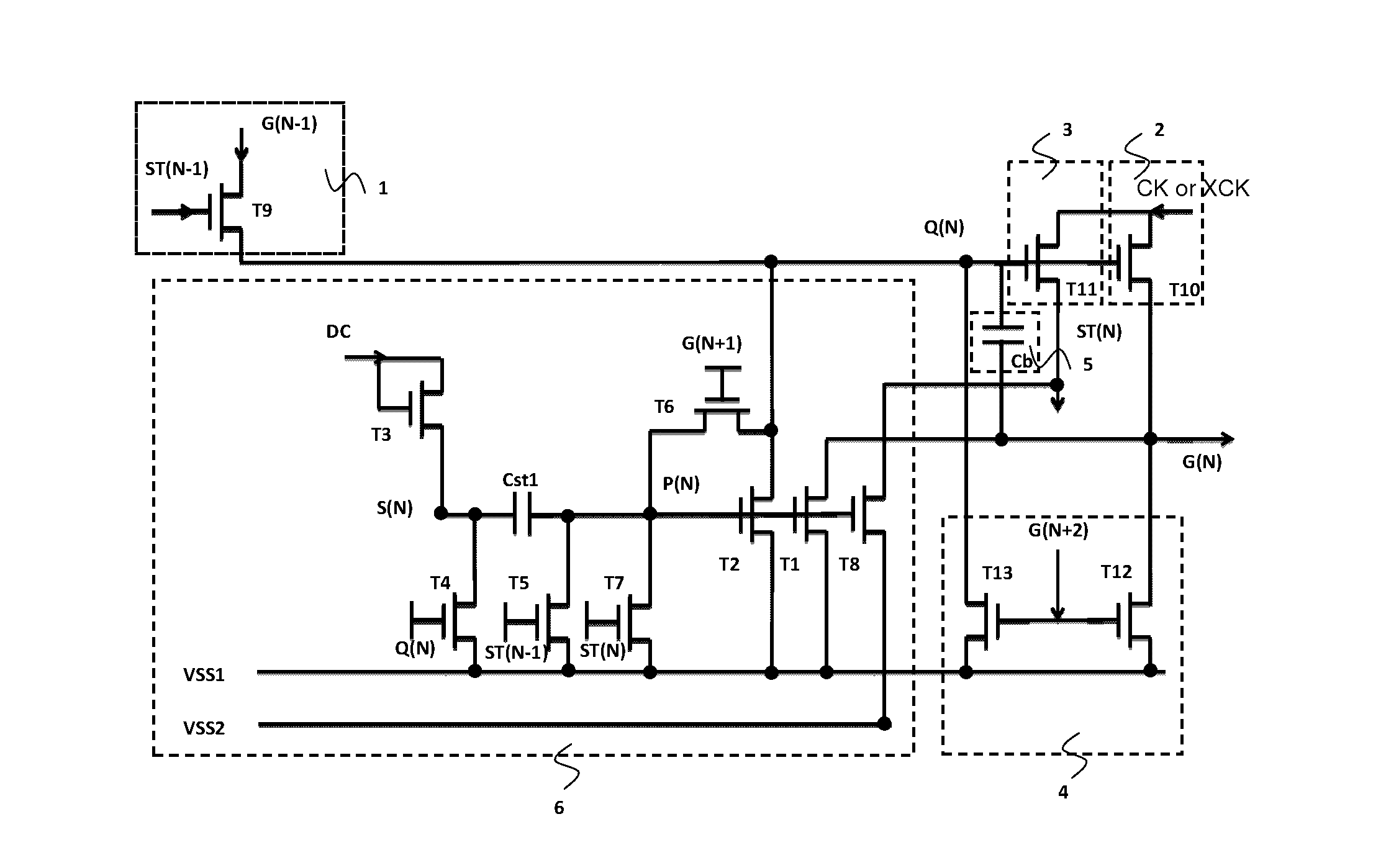 Self-compensating gate driving circuit