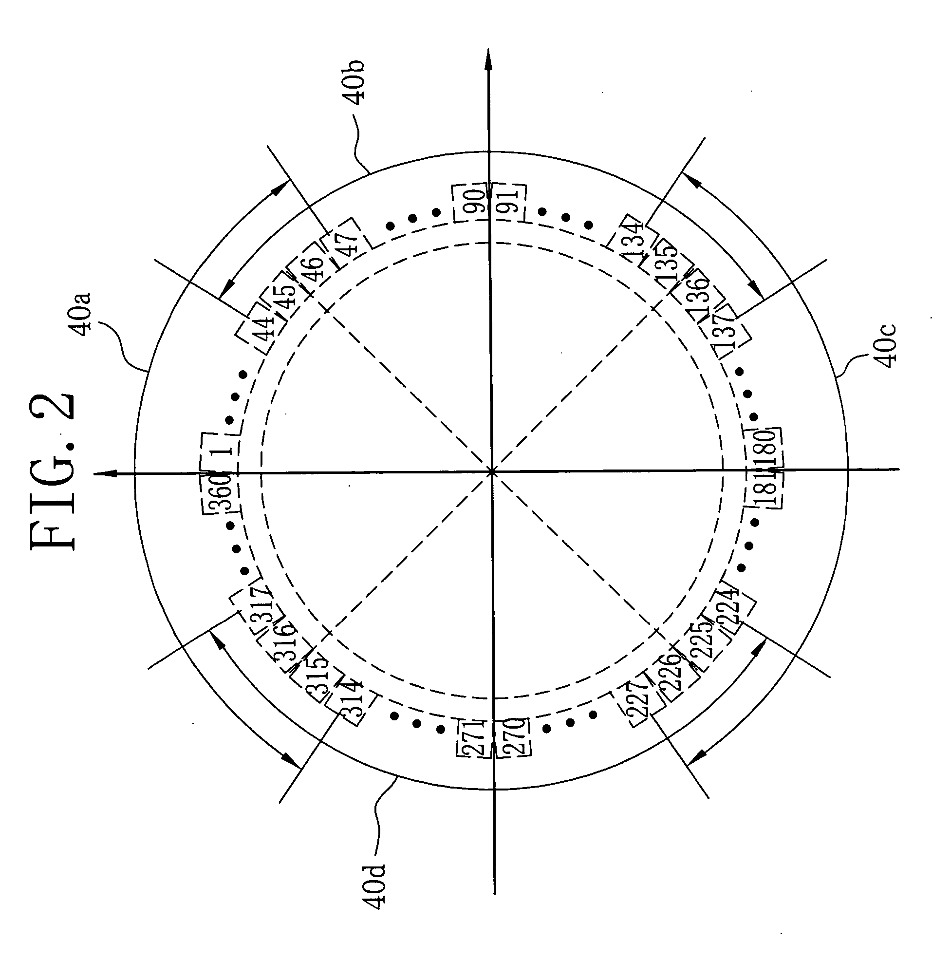 Ultrasonic probe of radial scan type, ultrasonic observation apparatus and ultrasonic diagnosing system