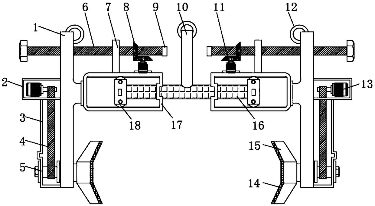 Novel adjustable turnover lifting appliance