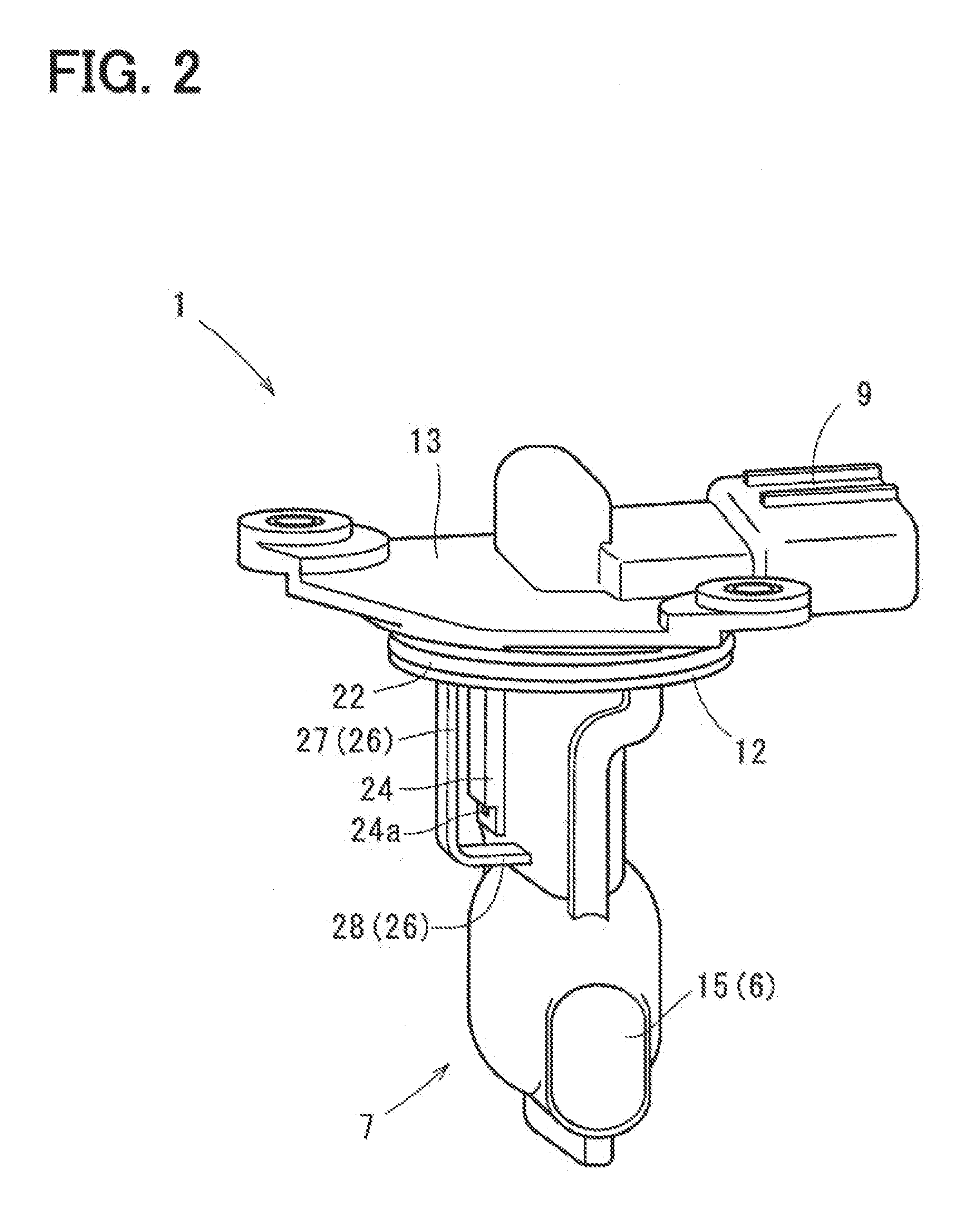 Air flow measuring device