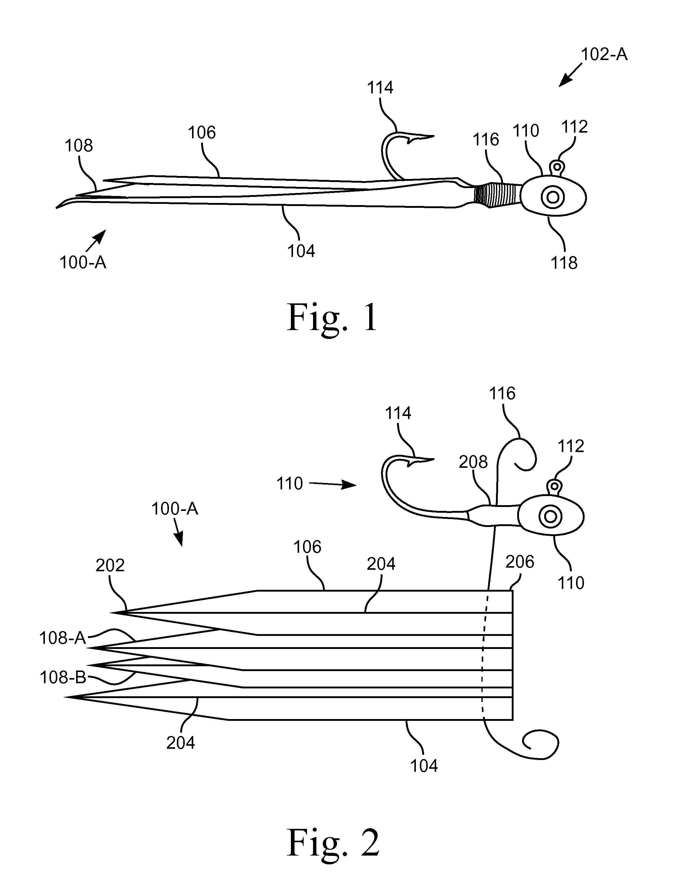 Fishing lure with fin