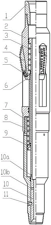 Hydraulic control type reaming tool during drilling