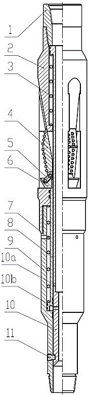 Hydraulic control type reaming tool during drilling