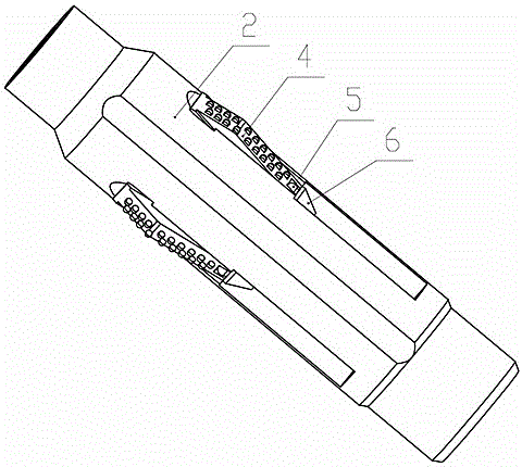 Hydraulic control type reaming tool during drilling