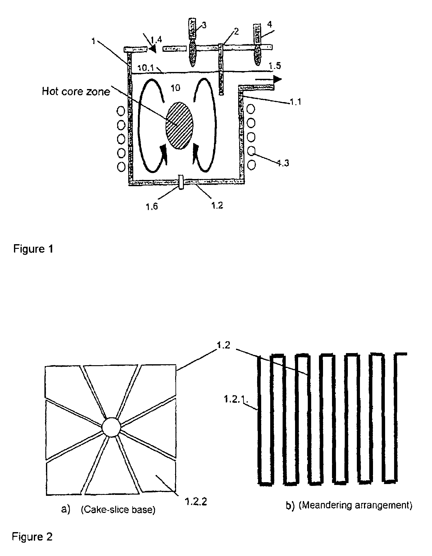 Method and device for melting glass using an induction-heated crucible with cooled crust