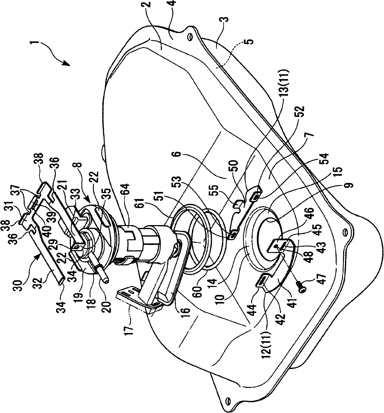 Fuel pump structure