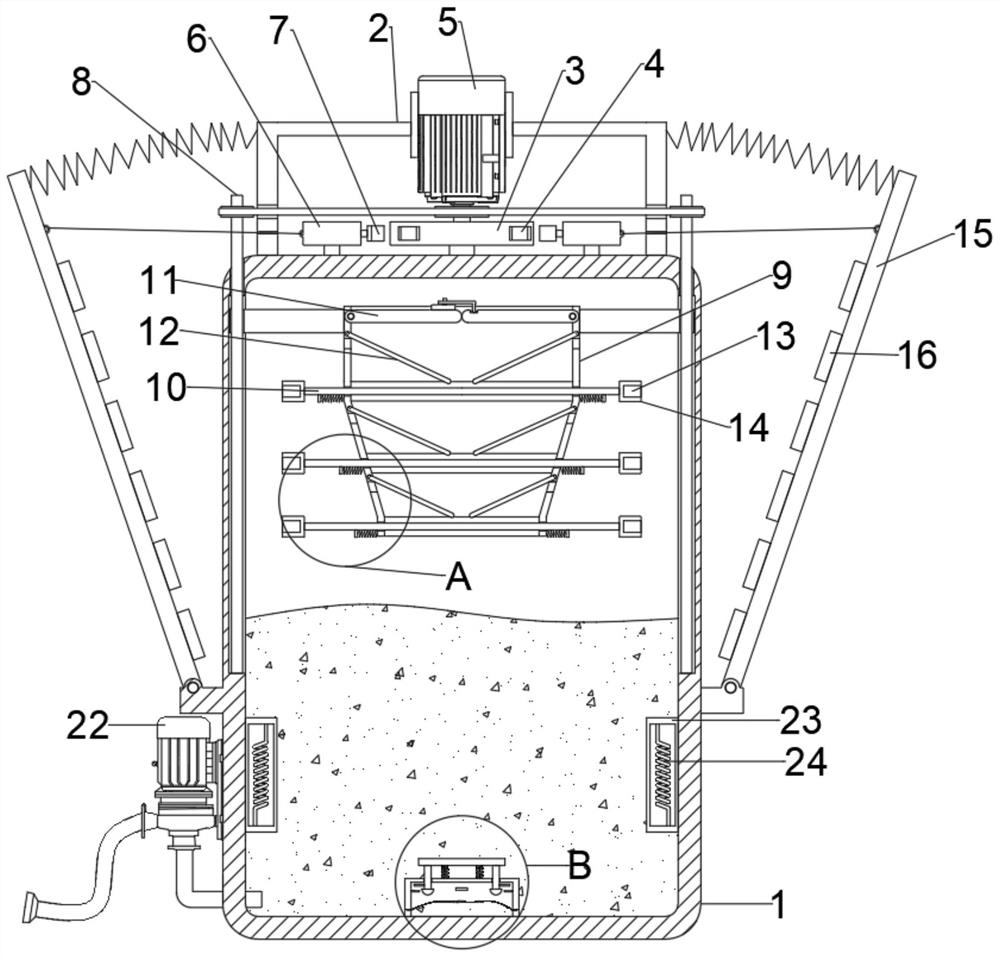 Screening device used before sowing of garden and forestry seeds