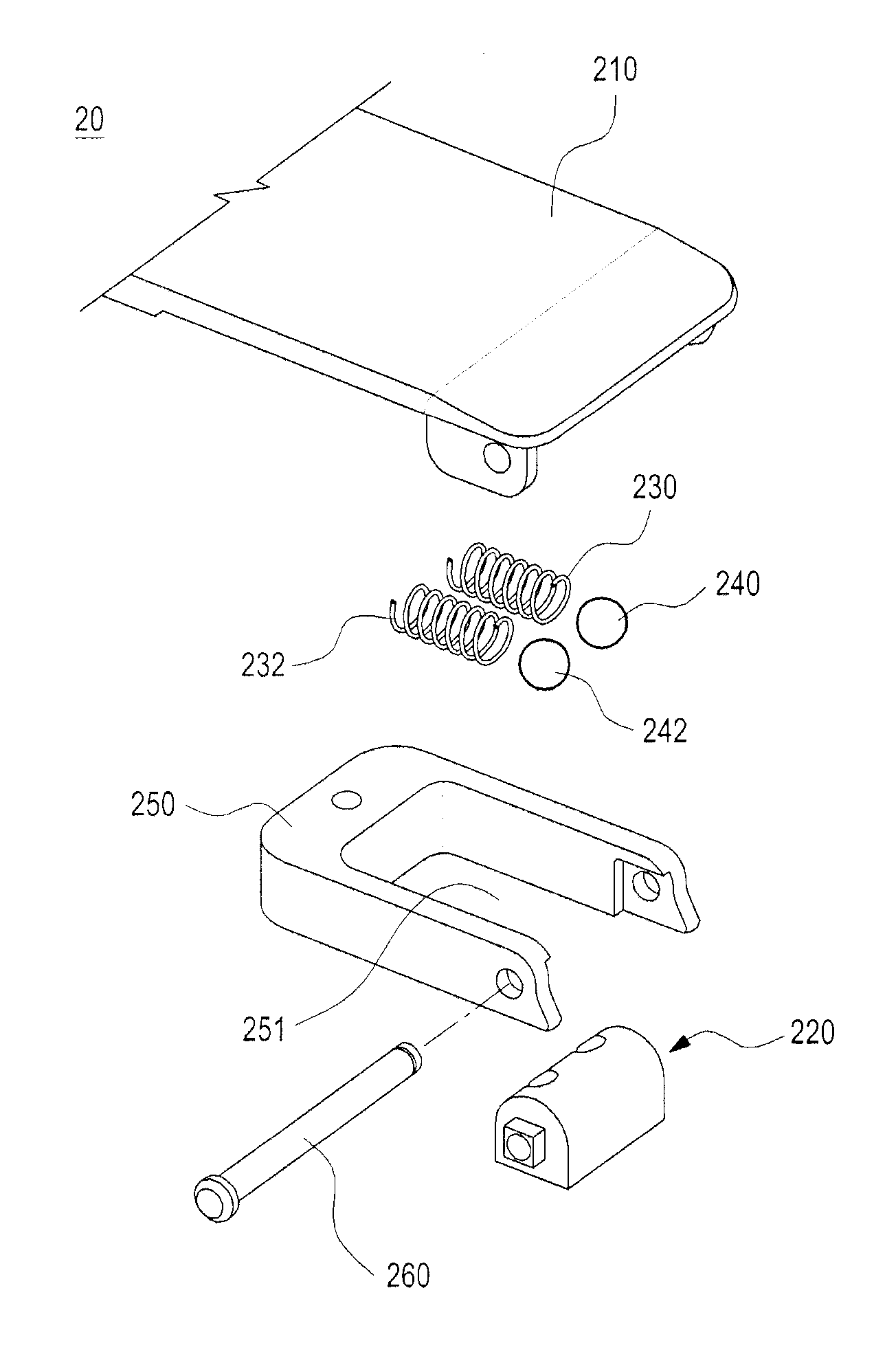 Slim-type cradling apparatus for portable terminal