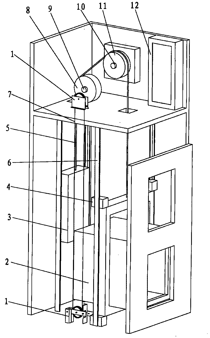 Safety protecting system of elevator door zone