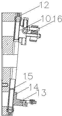 Universal valve body sealing surface clamp for horizontal machine tool and clamping method of universal valve body sealing surface clamp