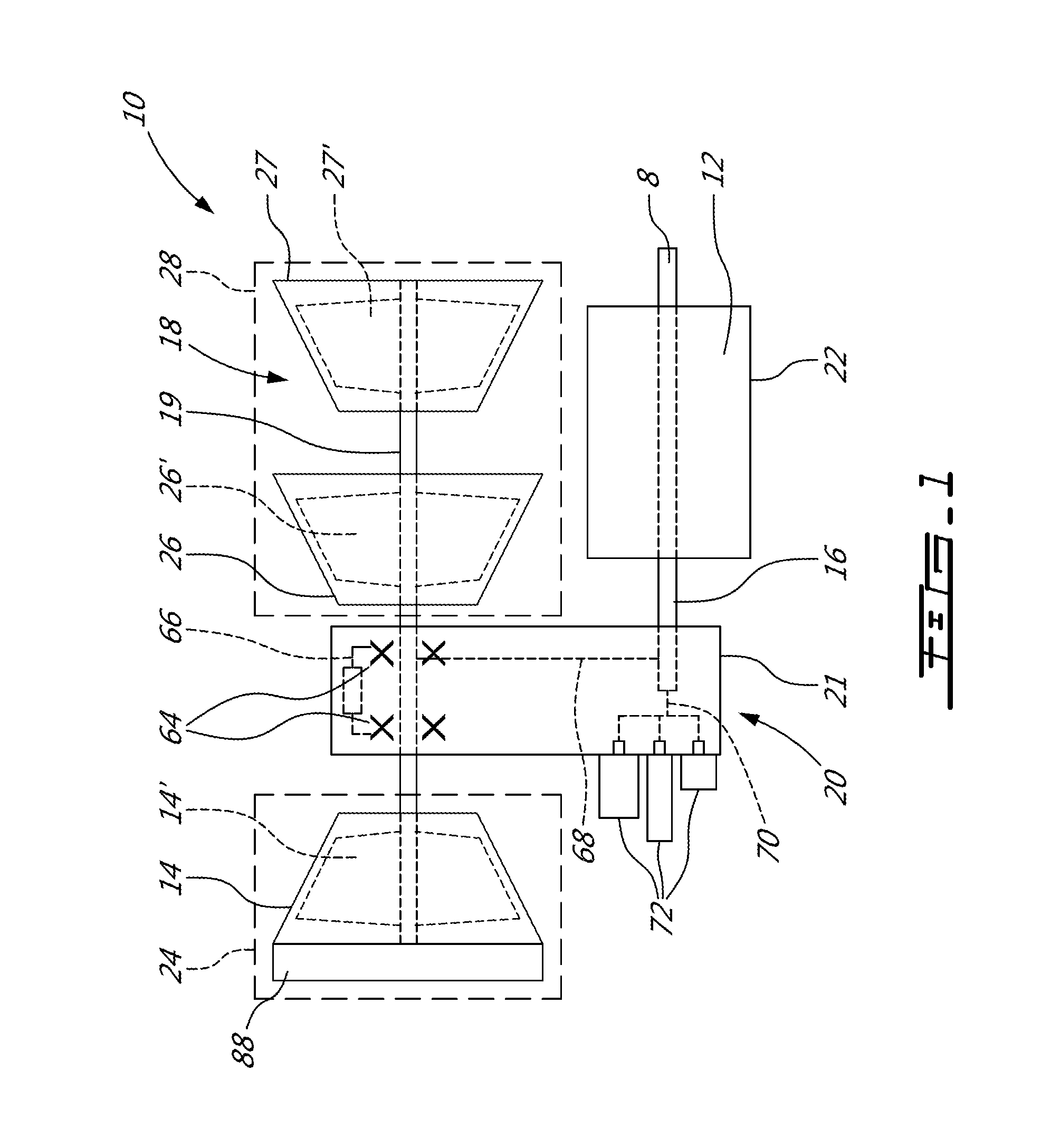 Compound engine assembly with mount cage