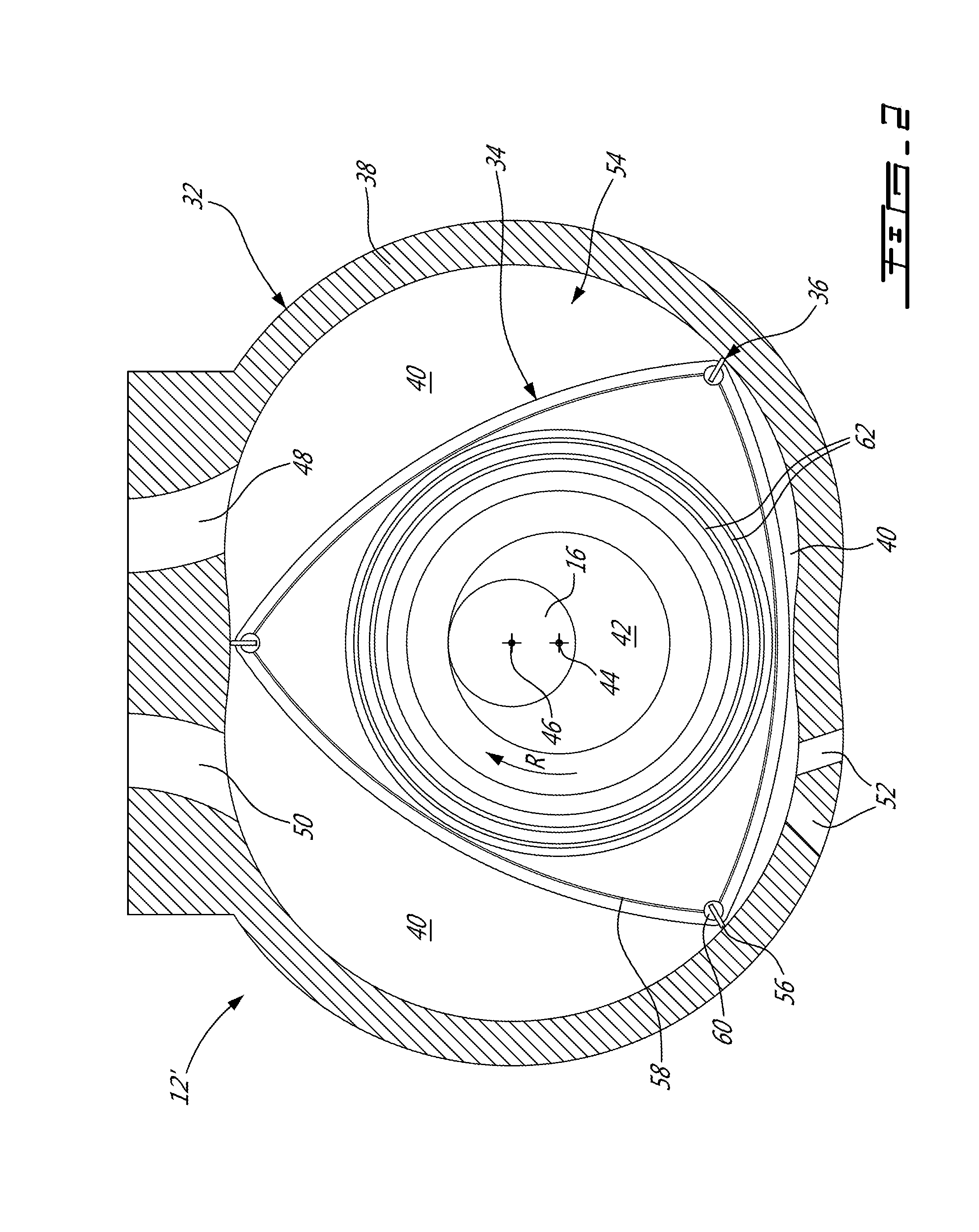 Compound engine assembly with mount cage