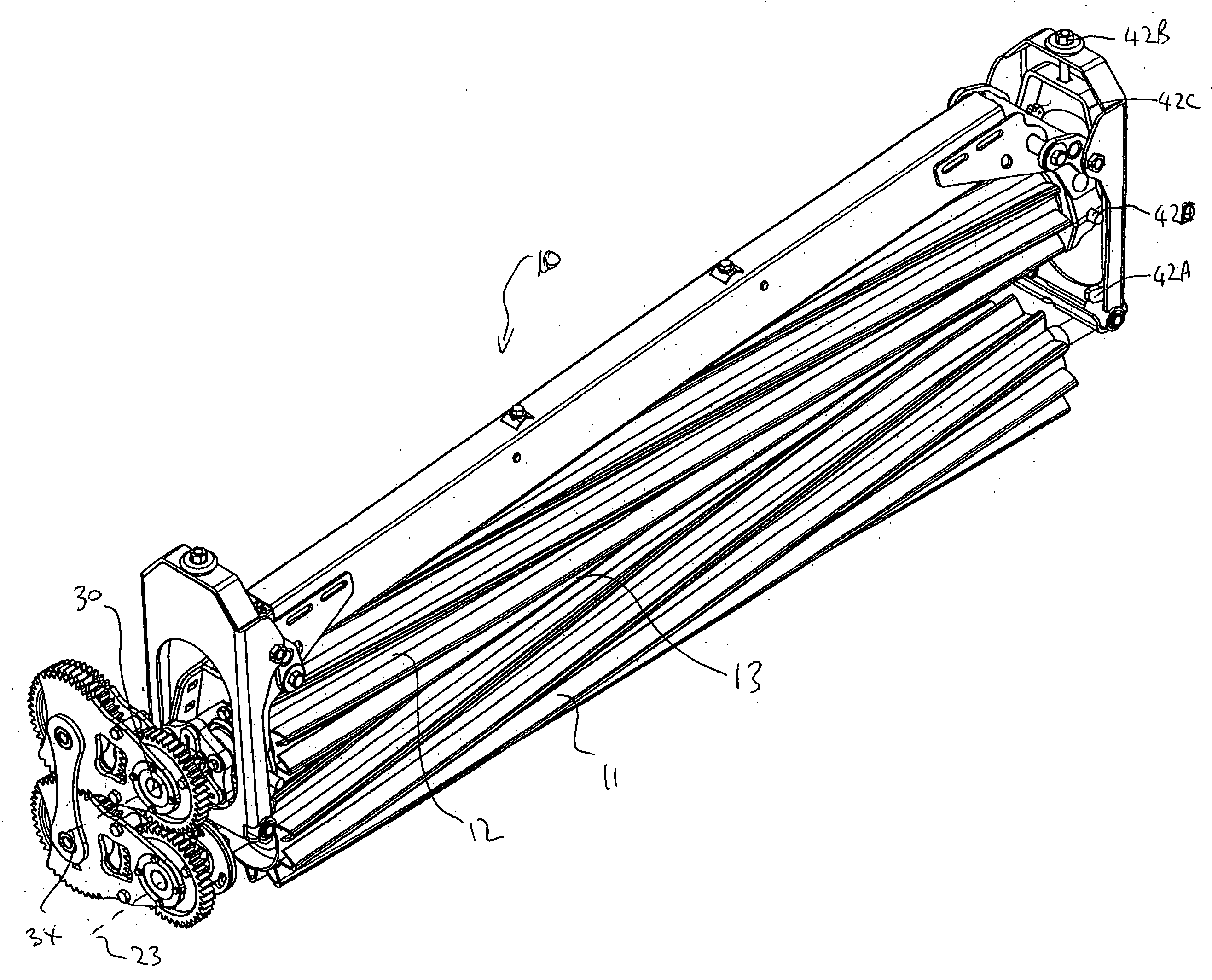 Conditioning roller drive