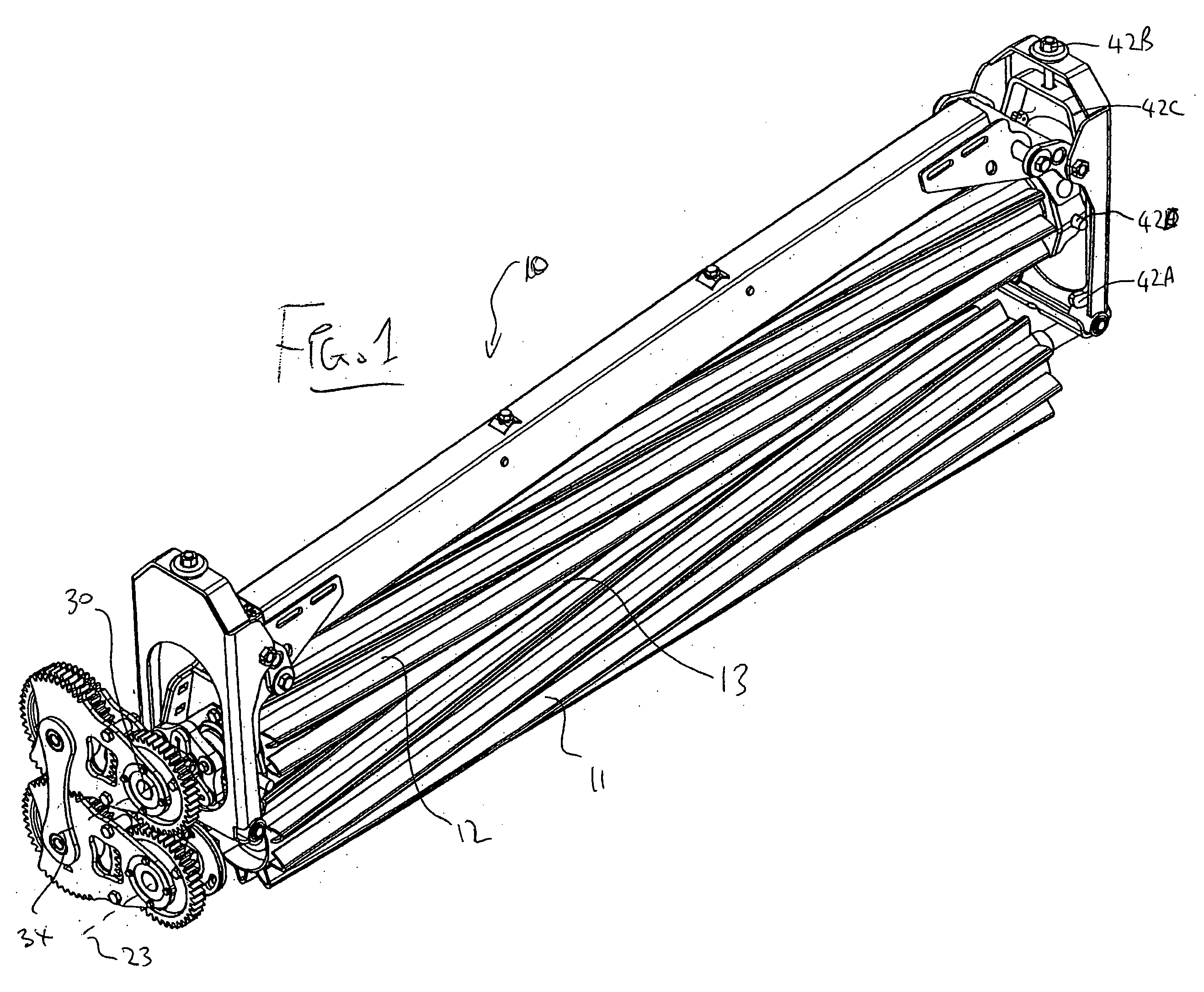 Conditioning roller drive