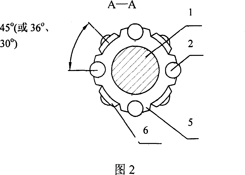 Two-rolling bearing type pumping rod centralizer