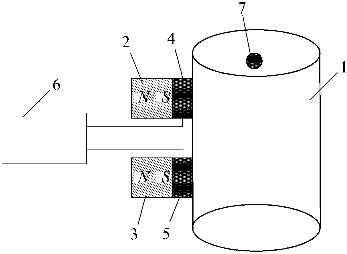 Gravity acceleration measurement instrument based on free falling body method