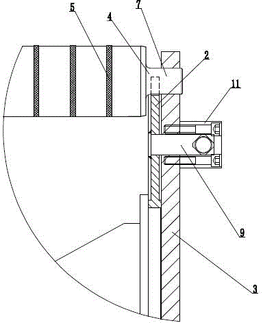 Inner support expansion fixture and cutting technology of ultra-thin wall large-scale cylinder type cutting workpiece