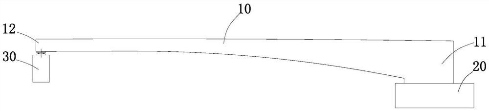 The construction method of the fixed end beam and the structure of the fixed end beam