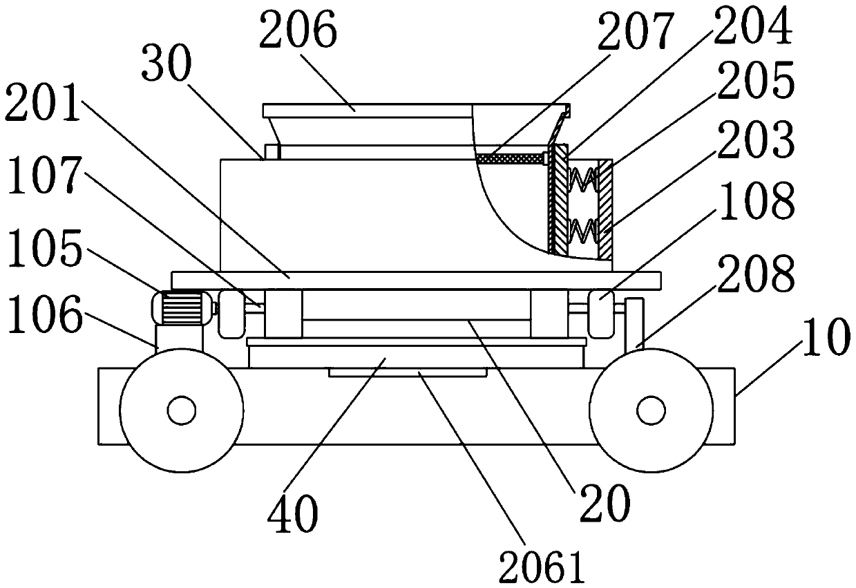 Tea feeding and conveying device