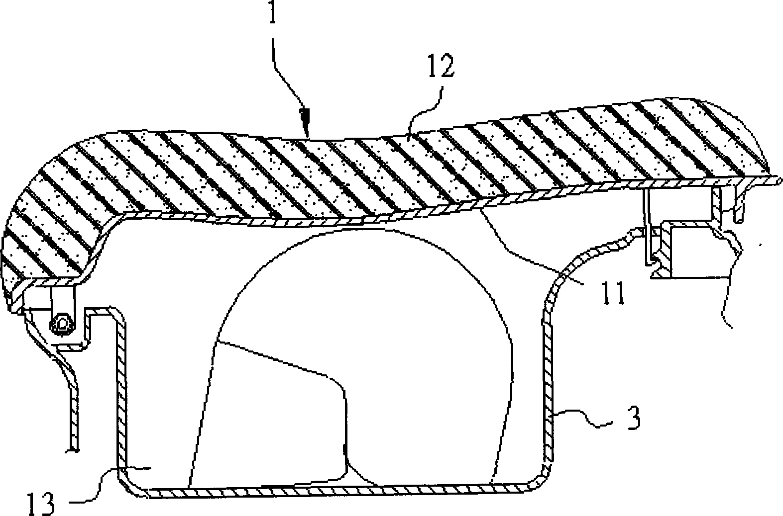 Saddle pad of motorcycle