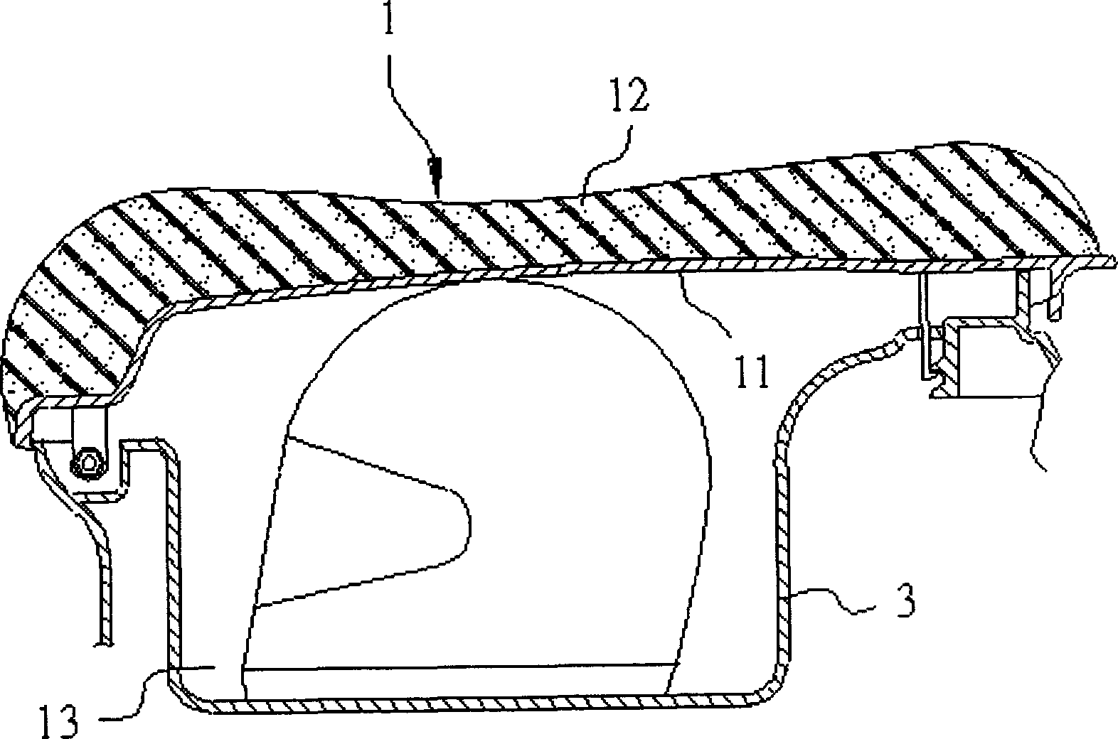 Saddle pad of motorcycle