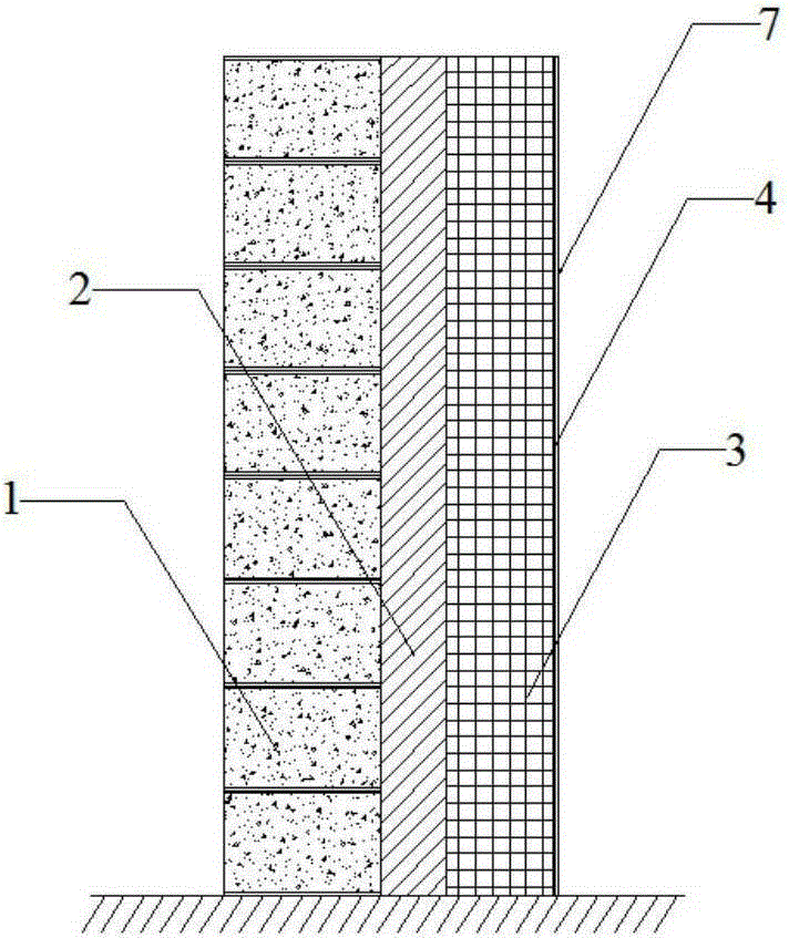 Novel sunlight greenhouse rear wall made of straw blocks