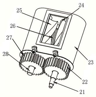 A tree segment shredder and tree segment crushing method used in the field