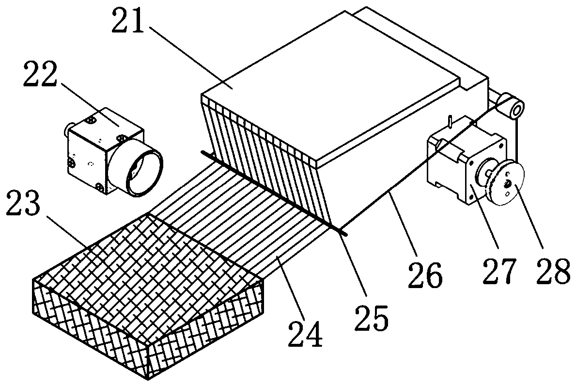 Three-dimensional weaving tension control method