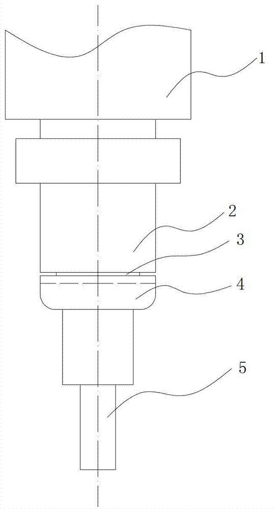 System for detecting wear of mould of numerical control turret punch press on line and working method thereof