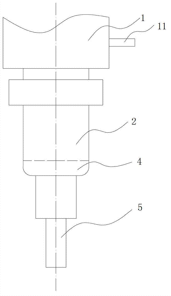 System for detecting wear of mould of numerical control turret punch press on line and working method thereof