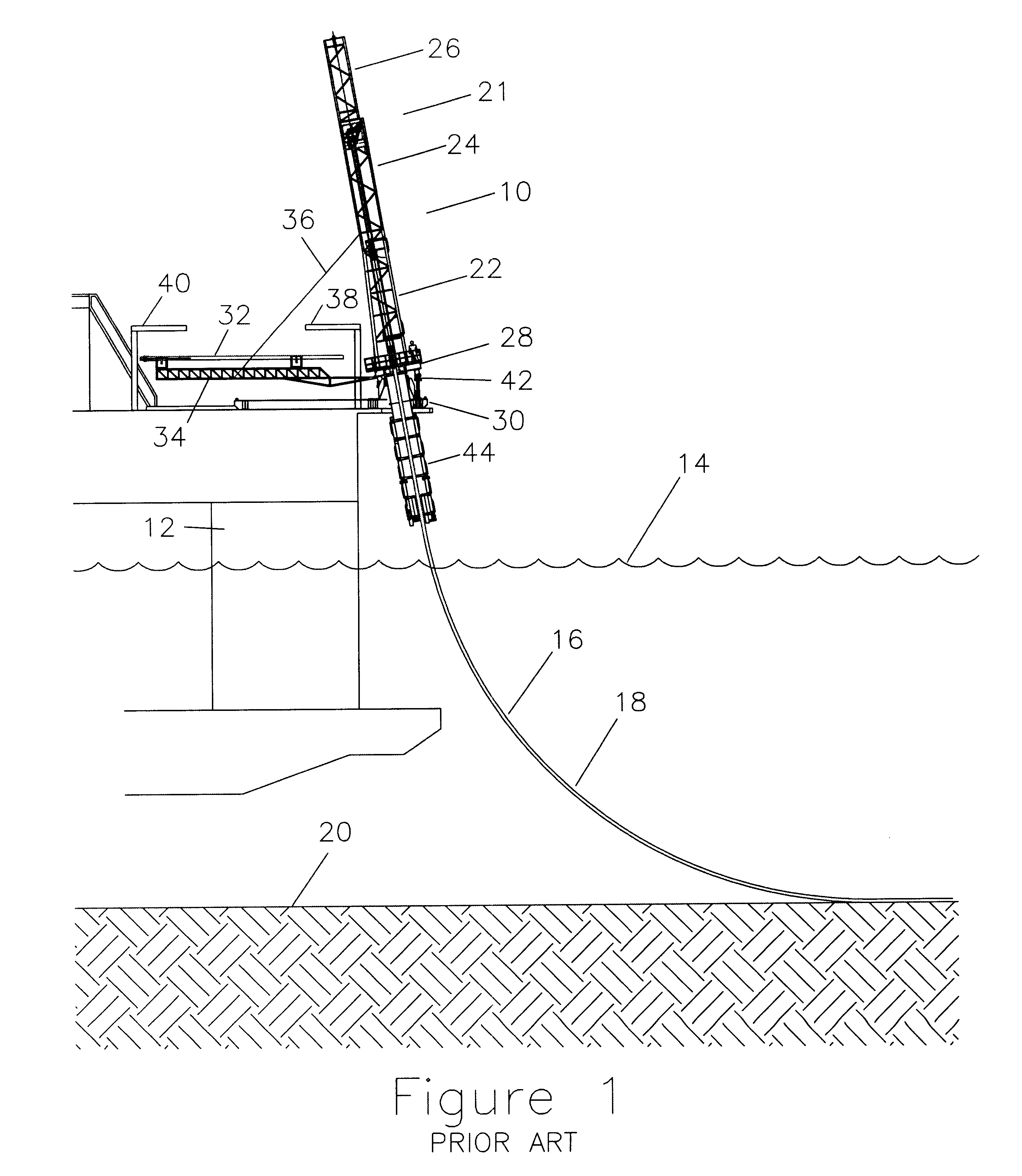 Method for attaching subsea manifold to pipeline tee