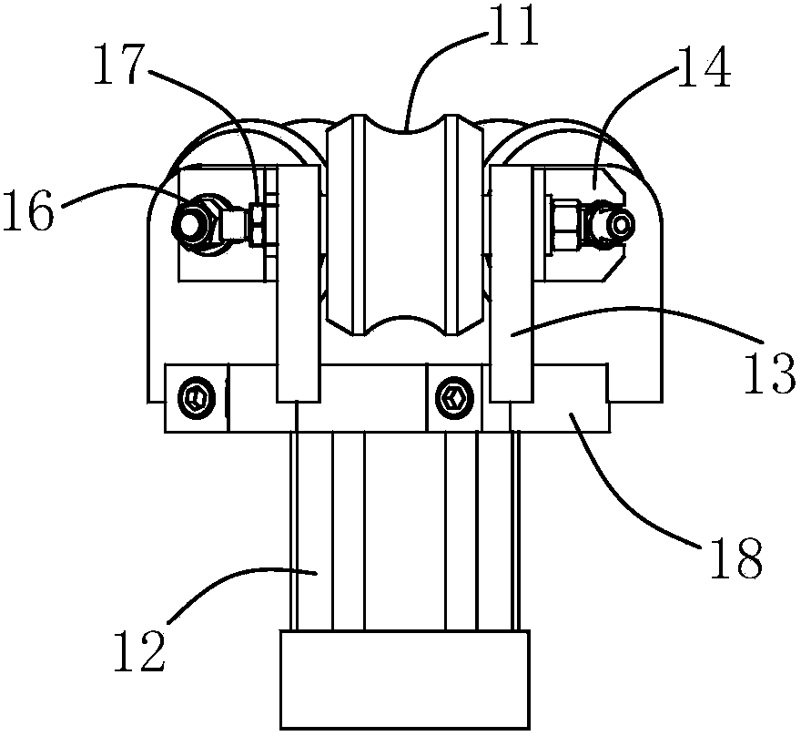 Material guide device