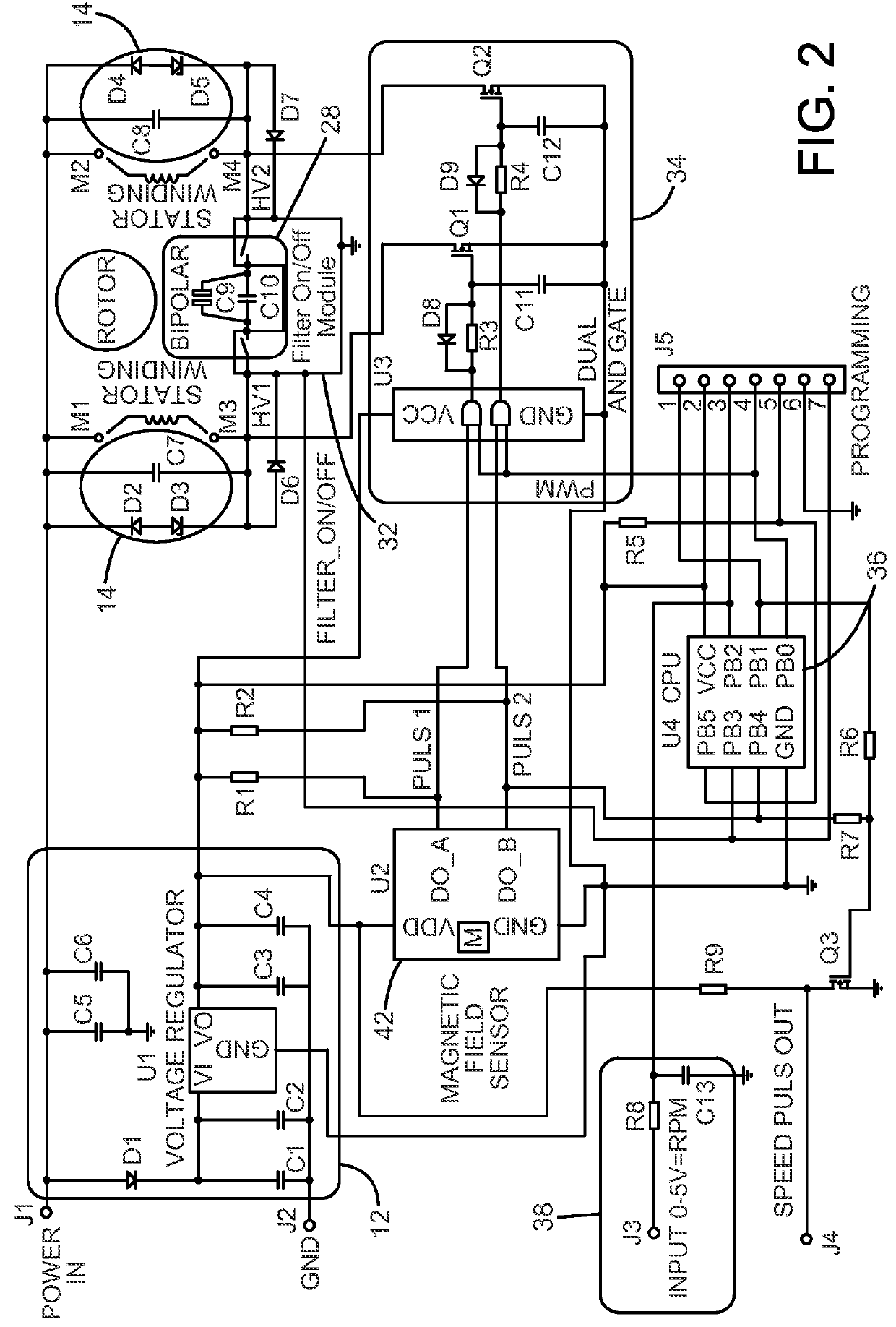 Method for making a motor quieter