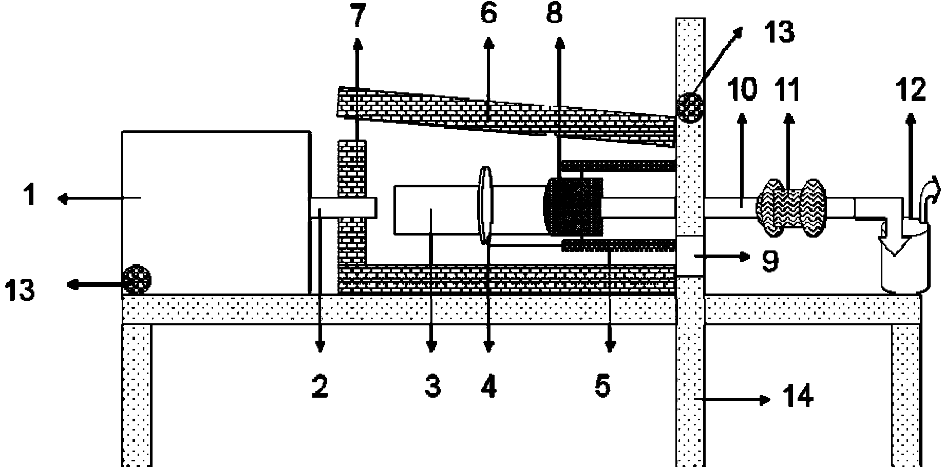 Device for trapping smoke of heat-not-burn cigarette