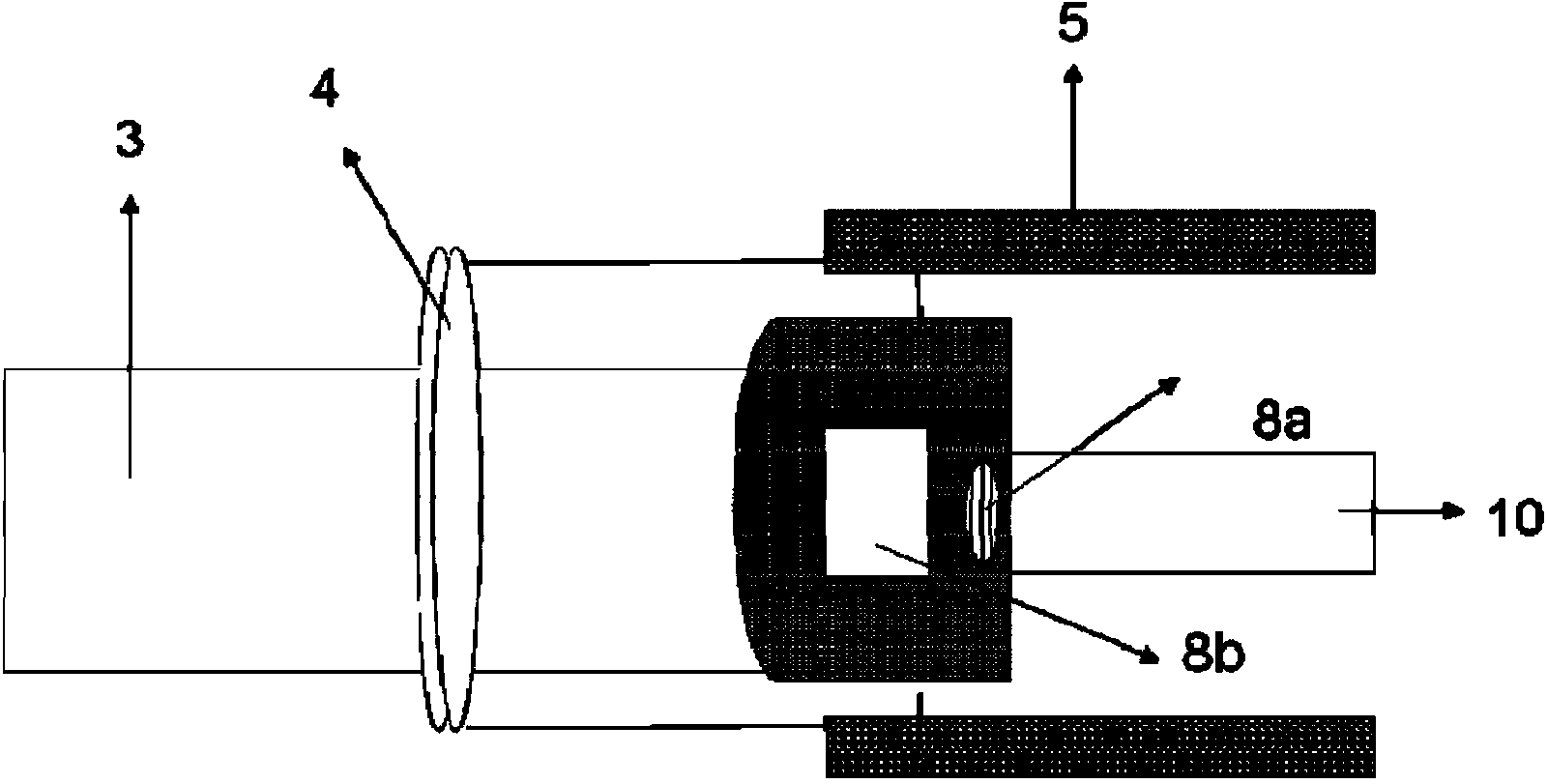 Device for trapping smoke of heat-not-burn cigarette