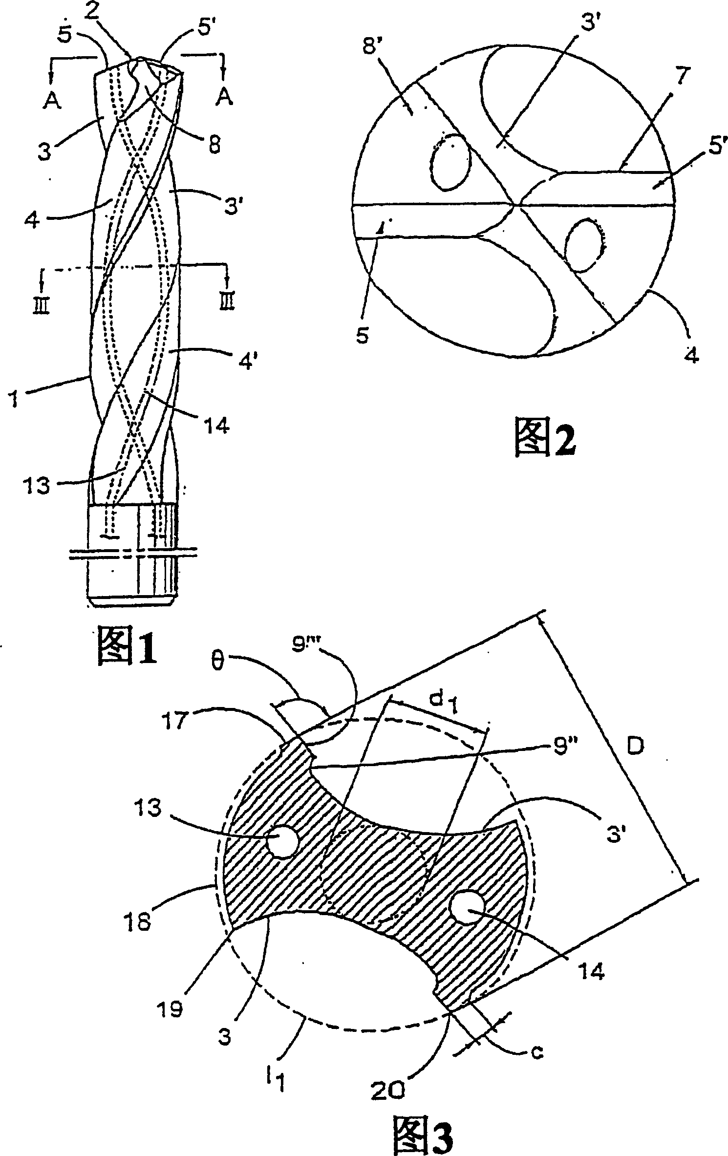 Drilling tool for holemaking in metallic workpieces