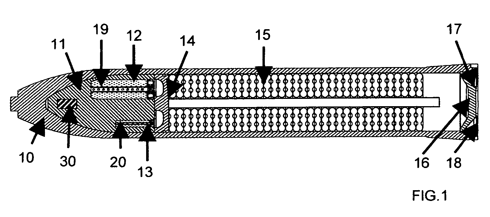 Payload expulsion system for deep-target penetrators