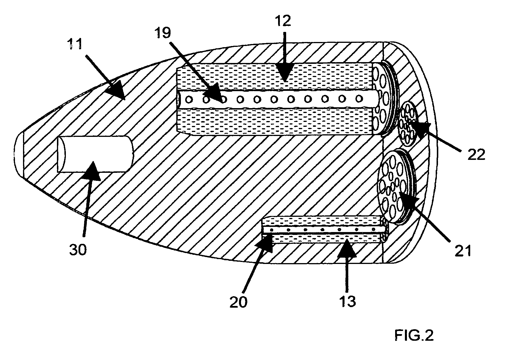 Payload expulsion system for deep-target penetrators